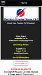 Mobile Screenshot of patriotshows.com